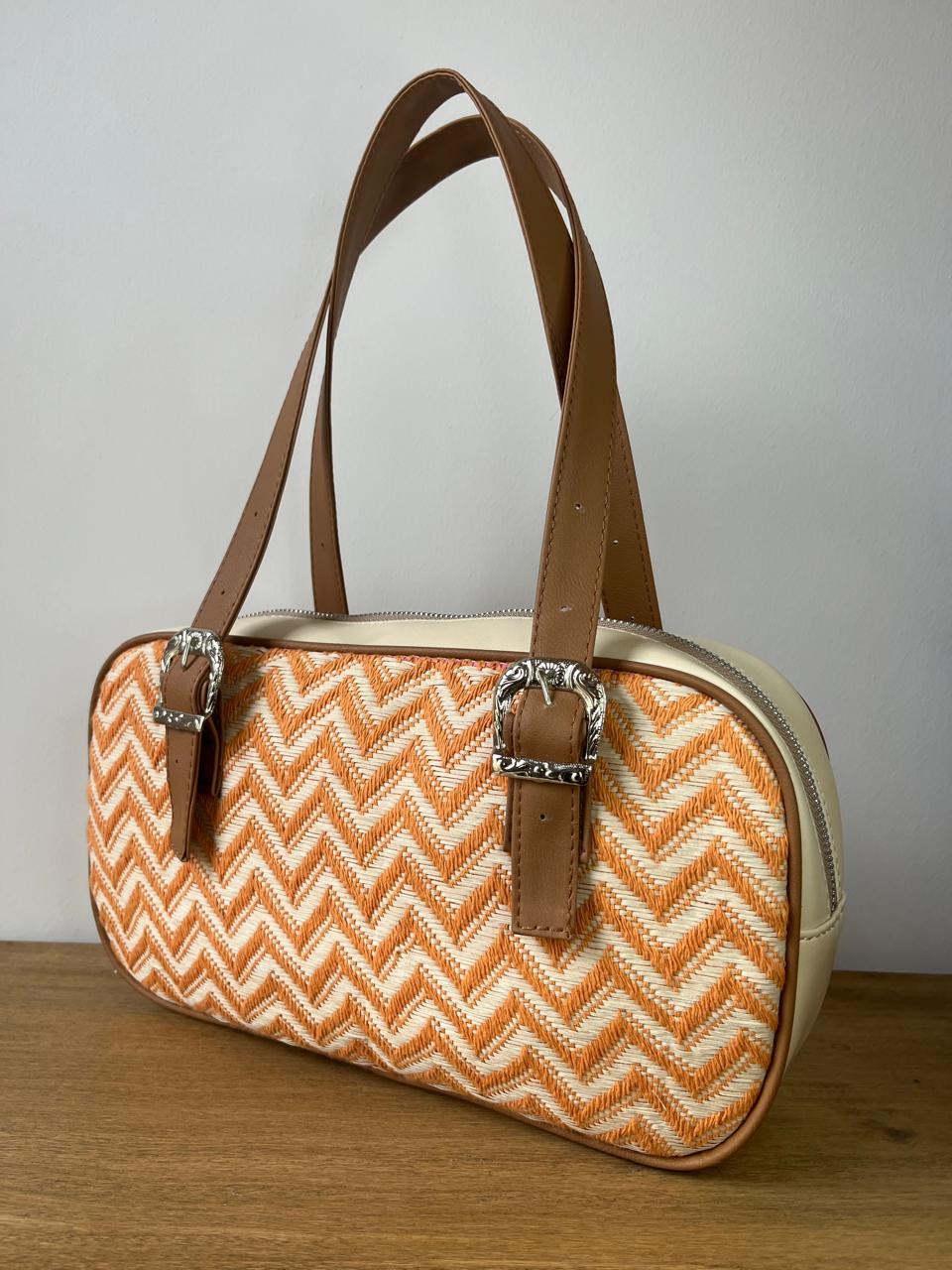 Odile Art. 8292 Bowler bag Cartera regulable. - Imagen 4