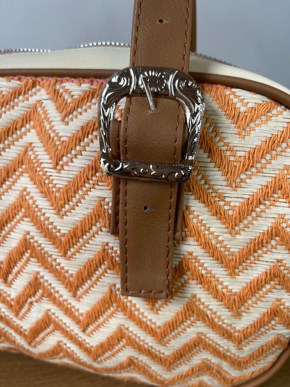 Odile Art. 8292 Bowler bag Cartera regulable. - Imagen 3