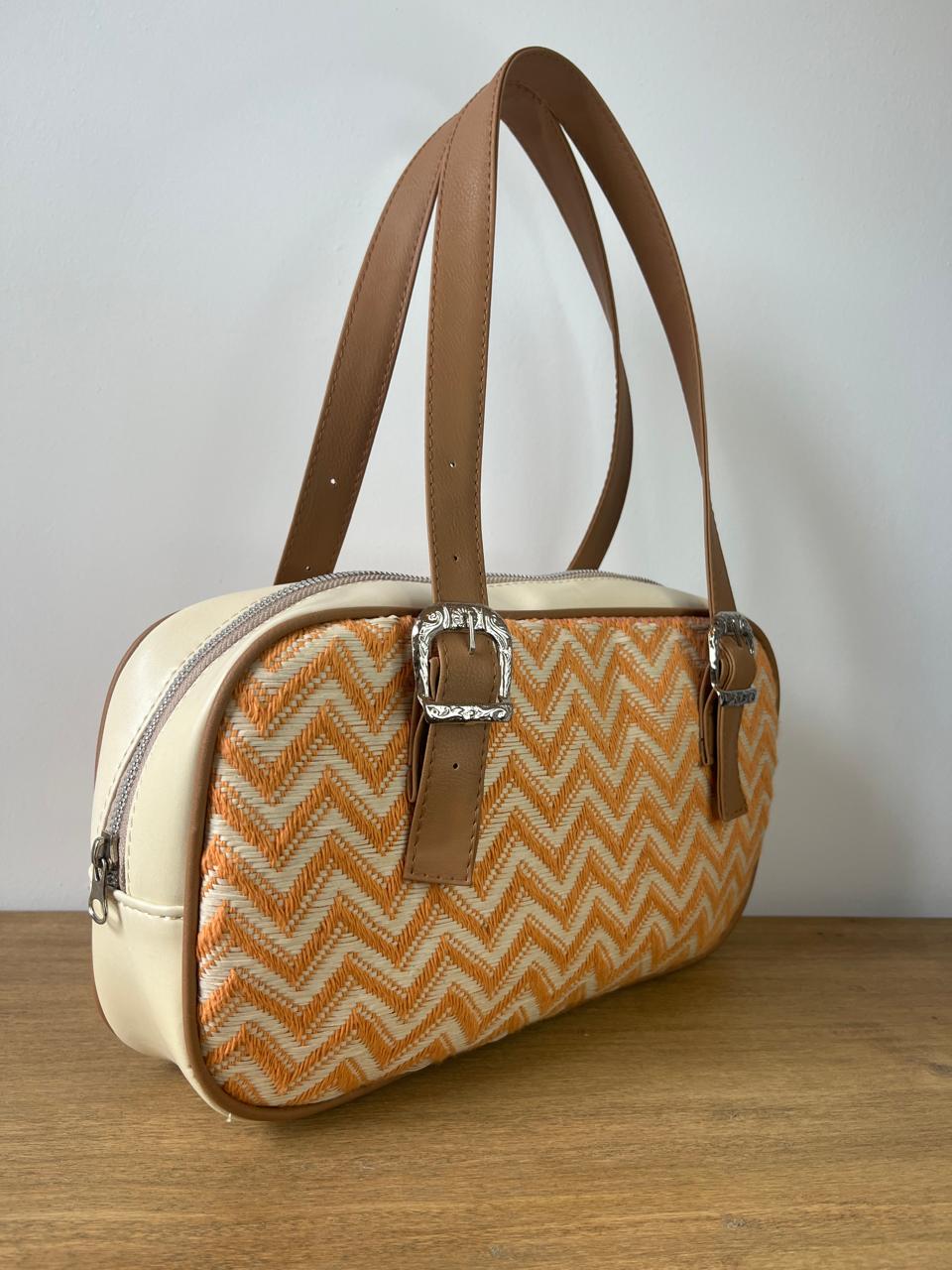 Odile Art. 8292 Bowler bag Cartera regulable. - Imagen 2